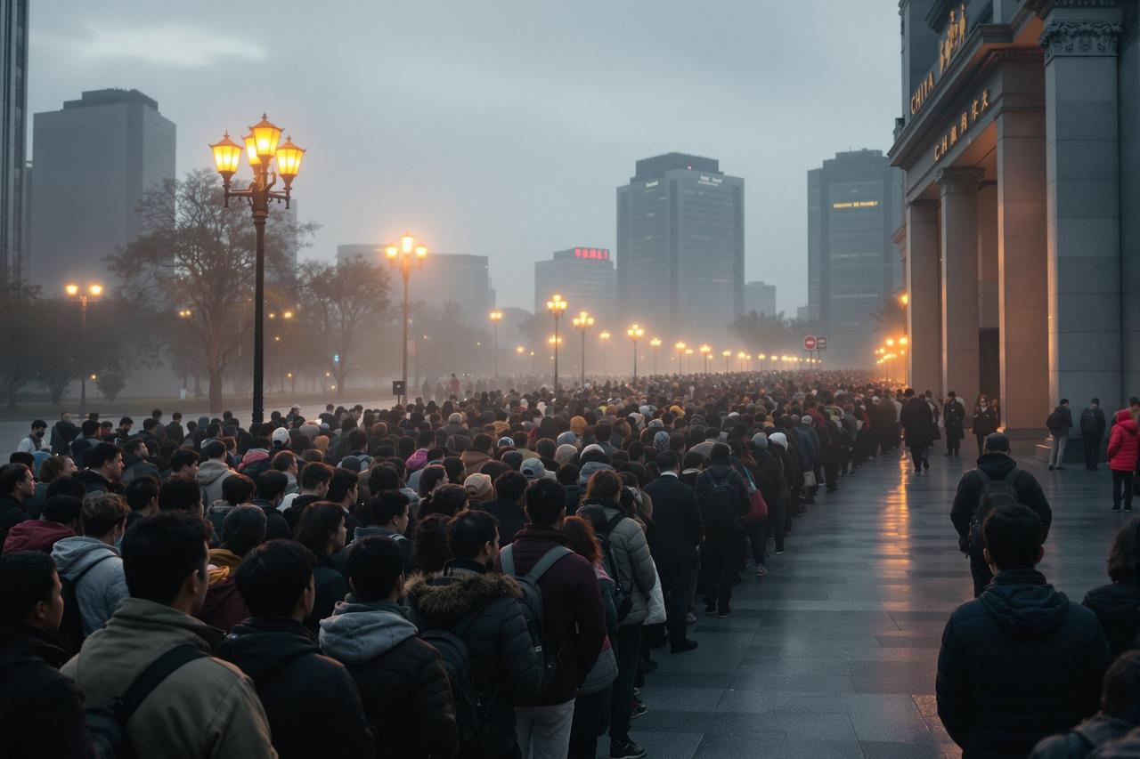 每日大瓜 - 某一线城市学区房政策突变,家长连夜排队引发社会热议 某一线城市学区房政策突变,家长连夜排队引发社会热议